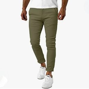 Mens Stretch Slim Fit Skinny Pants